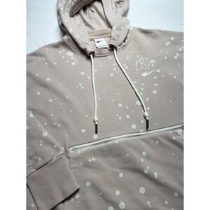 Nike USMNT 2024 Standard Issue Hoodie Tan Terry Splatter Womens L